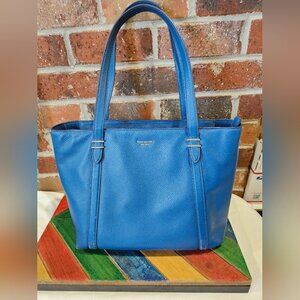Kate Spade Oakwood Street Tote – Teal | Elegant & Structured | Excellent Conditi
